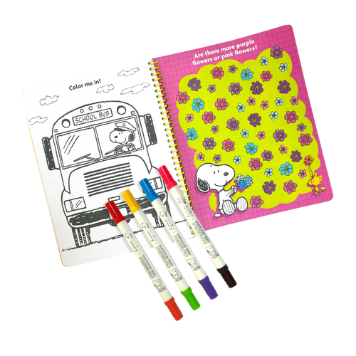 OOLY x Peanuts Activity Travel Kit & Double-Ended Markers
