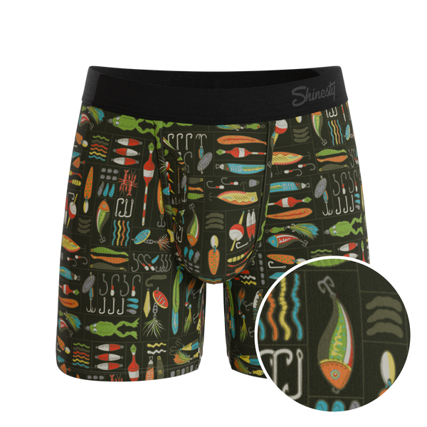 Shinesty Bait Box Ball Hammock® Pouch Underwear With Fly - The Reel Nice