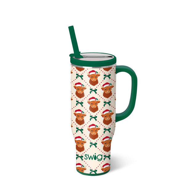 Swig 30oz Mega Mug - Holiday Herd