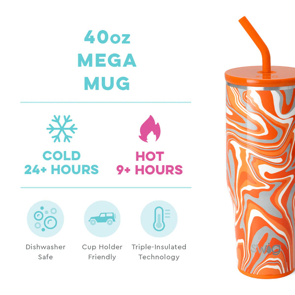 Swig 40 oz Mega Mug - Fanzone Orange