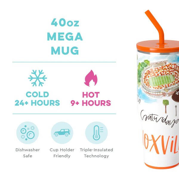 Swig 40 oz Mega Mug - Saturdays in Knoxville