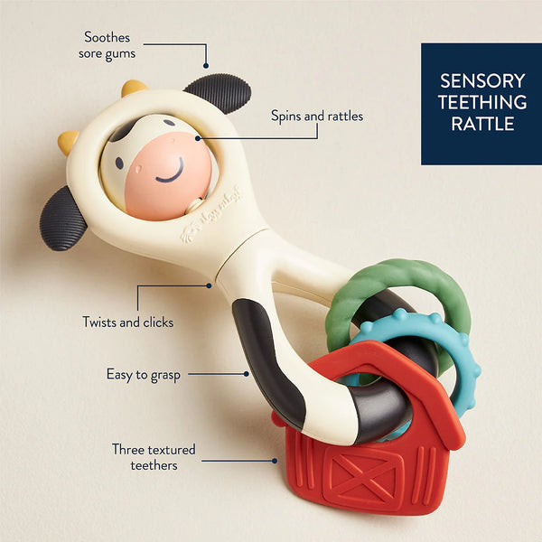 Itzy Spinner™ Rattle - Cow