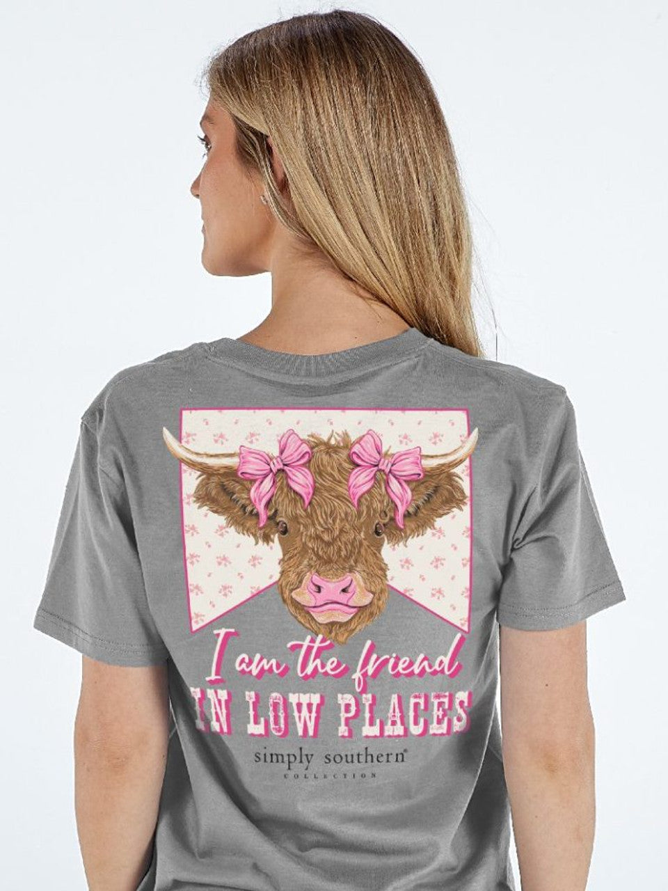 Simply Southern Short Sleeve Tee - Cow • I am the Friend in Low Places