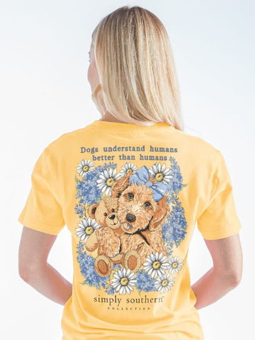 Simply Southern Short Sleeve Tee - Dogs Understand Humans Better than Humans