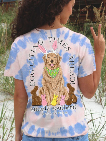 Simply Southern Short Sleeve Tee - Egg-Citing Times Ahead