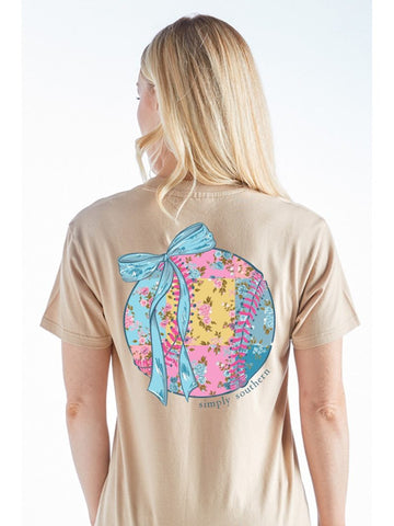 Simply Southern Short Sleeve Tee - Patchwork Ball