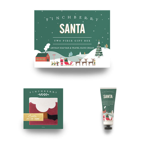 FinchBerry Holiday Santa - 2 Piece Gift Set