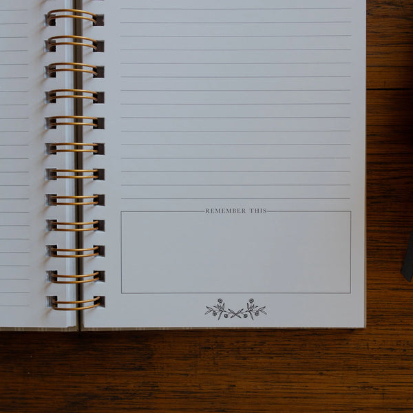 Sermon Notes Journal - Pale Stripes