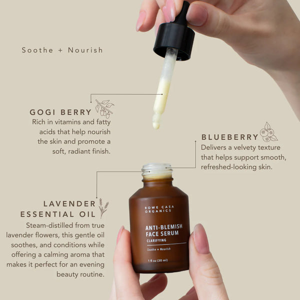 Rowe Casa Organics - Clarifying Anti-Blemish Face Serum