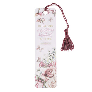 Everything Beautiful Bookmark with Tassel - Ecclesiastes 3:11