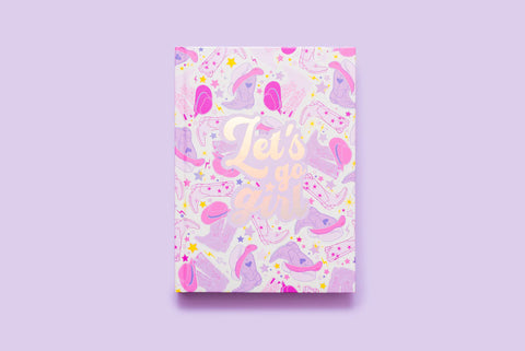 Hardcover Notebook - Let's Go Girl