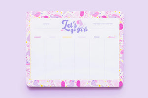 Weekly Planner - Let's Go Girl