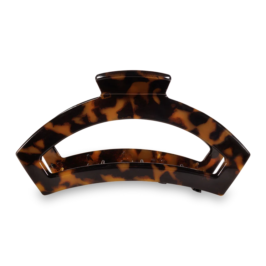 Teleties Open Hair Clip | Tortoise