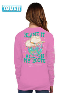 YOUTH Simply Southern Long Sleeve Shirt | Blame it All on My Roots