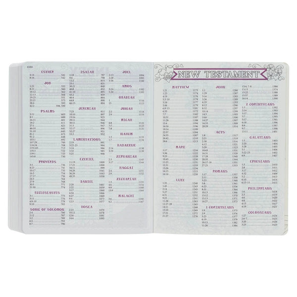 Pink Floral Heart Flexcover My Creative Bible for Girls - an ESV Journaling Bible