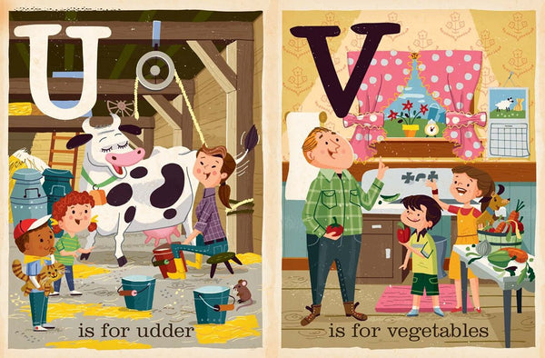 Board Book | F is for Farm : A Farm Alphabet