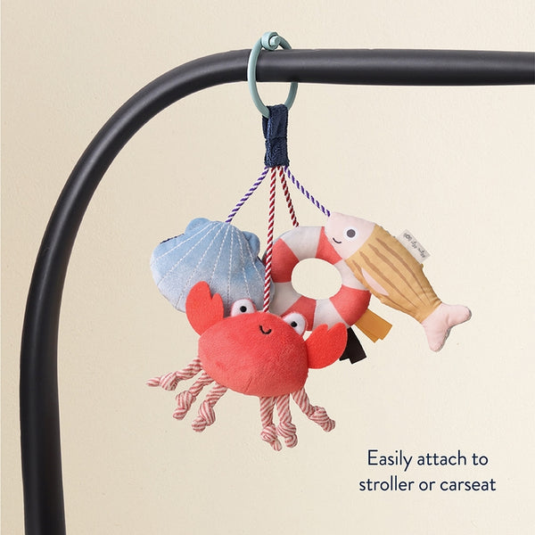 Itzy Travel Charms™ Sensory Teether Toy - Seaside