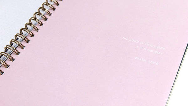 Church Notes Notebook - Blush Pink
