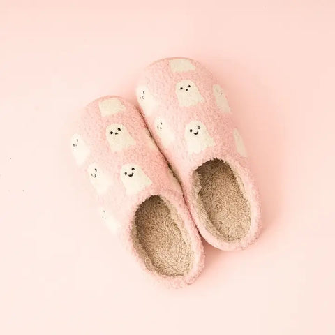 Fuzzy Slippers-Ghosts