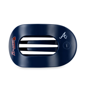 Teleties Flat Round Clip - Atlanta Braves