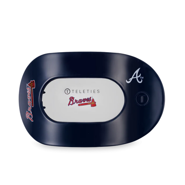 Teleties Flat Round Clip - Atlanta Braves