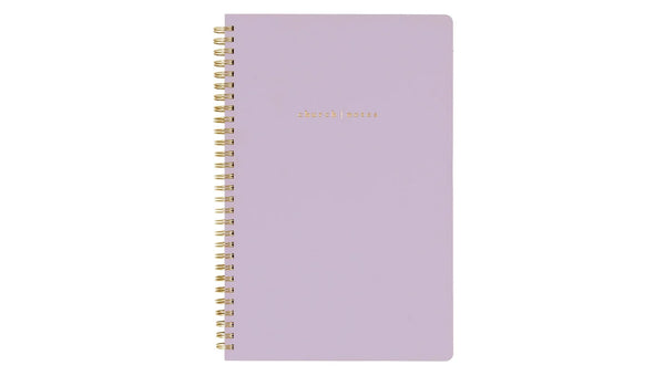 Church Notes Notebook - Lilac with Maps