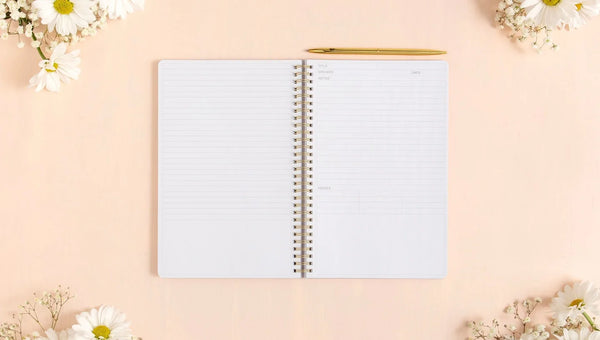 Church Notes Notebook - Lilac with Maps