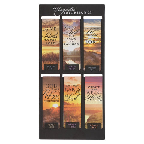 Sunset Scenic Magnetic Bookmark Set