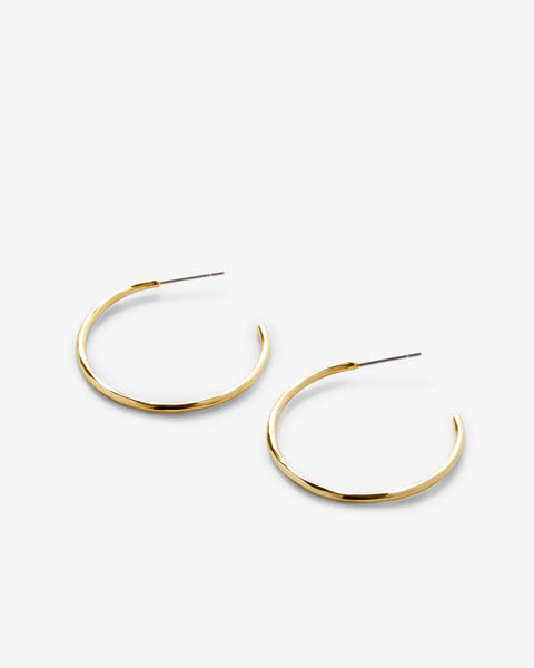 Bryan Anthonys Simplicity Midi Hoop Earrings - Gold