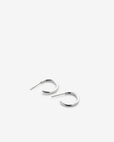 Bryan Anthonys Simplicity Mini Hoop Earrings - Silver