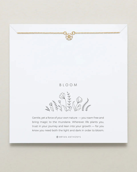Bryan Anthonys Bloom Dainty Necklace - Gold