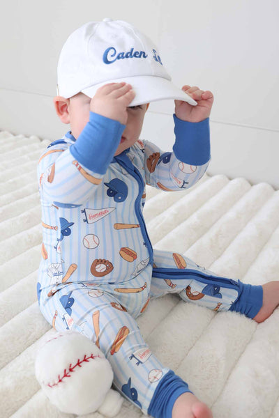 Caden Lane | Ballpark Bros Convertible Zip Romper