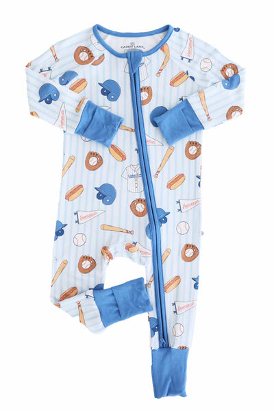 Caden Lane | Ballpark Bros Convertible Zip Romper