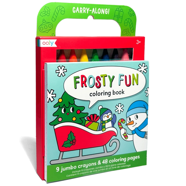 Carry-Along Coloring Book Set - Frosty Fun