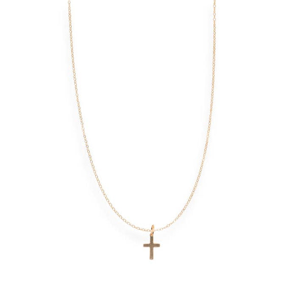 Beaded Blondes - Cross Charm Necklace