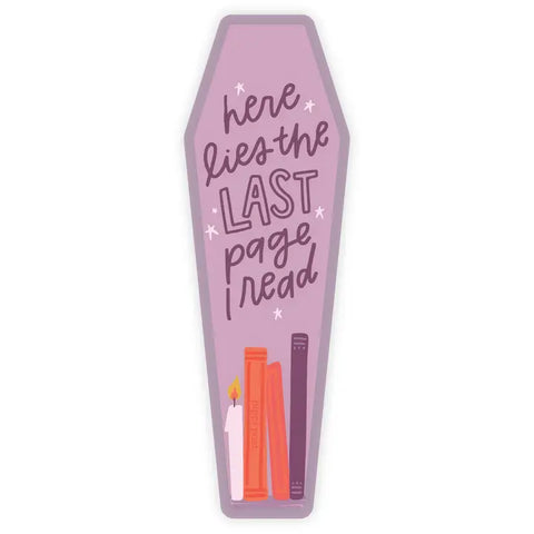 Bookmark - Here Lies the Last Page I Read