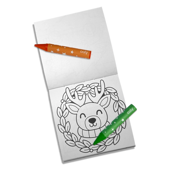 Carry-Along Coloring Book Set - Frosty Fun