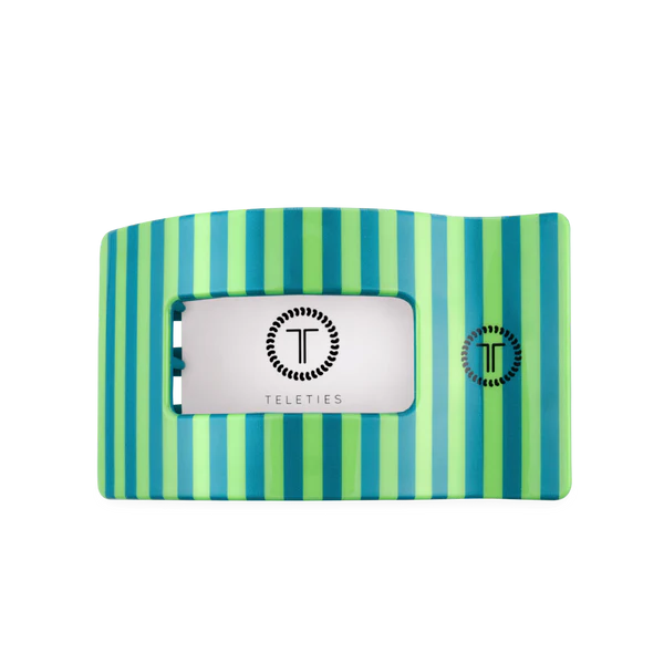 Teleties Flat Rectangle Hair Clip - Cabana Cutie