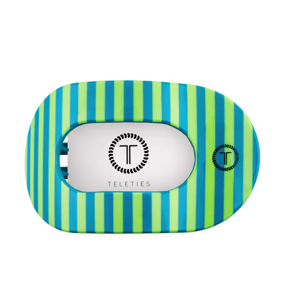 Teleties Flat Round Hair Clip - Cabana Cutie