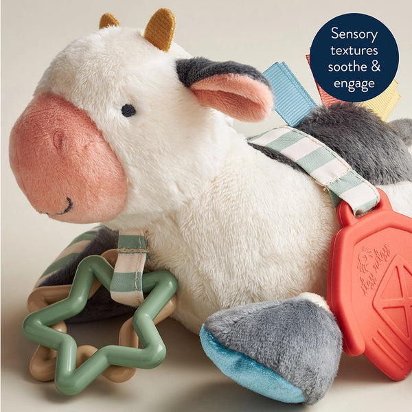 Itzy Friends Link & Love™ Activity Plush | Cow