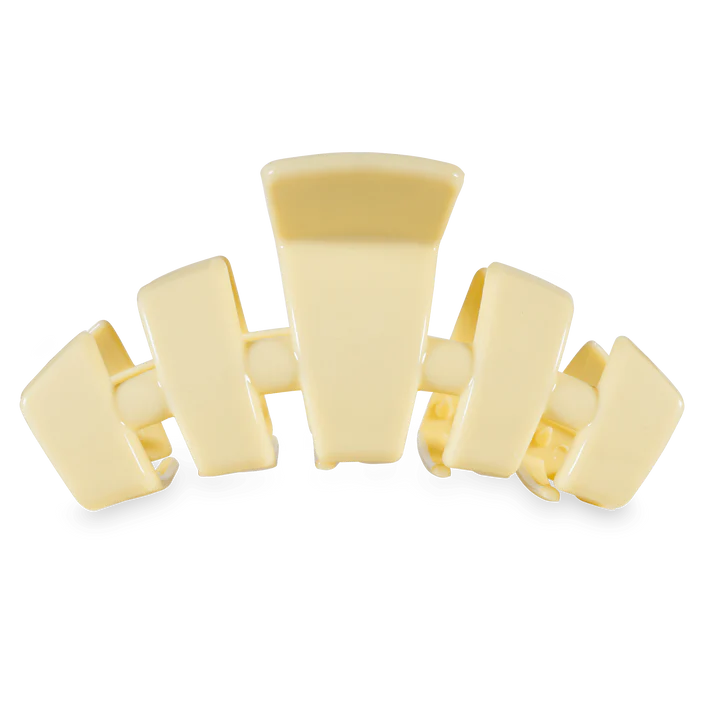 Teleties Classic Hair Clip - Butter Yellow