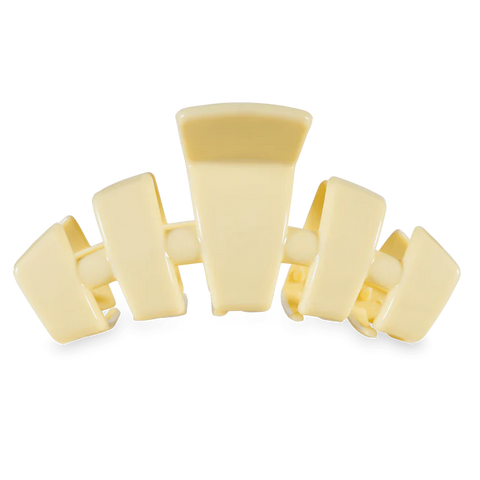 Teleties Classic Hair Clip - Butter Yellow