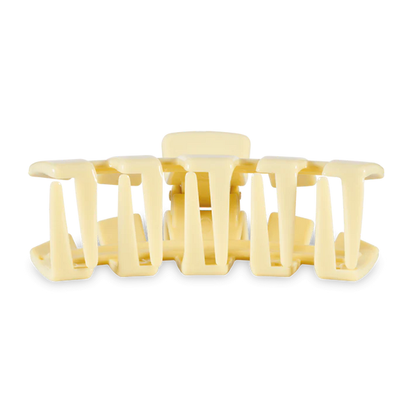 Teleties Classic Hair Clip - Butter Yellow