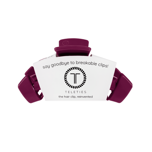 Teleties Classic Hair Clip - Mulberry