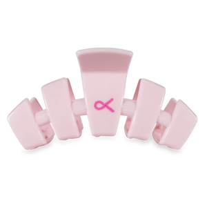 Teleties Classic Hair Clip - Pink Ribbon Power