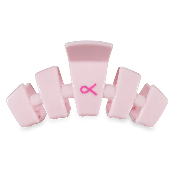 Teleties Classic Hair Clip - Pink Ribbon Power