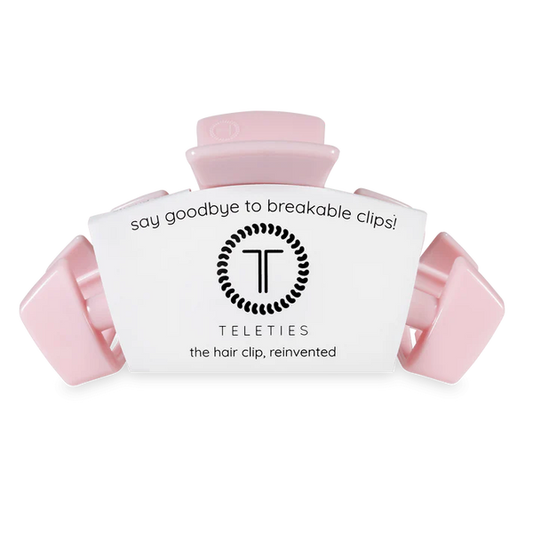 Teleties Classic Hair Clip - Pink Ribbon Power