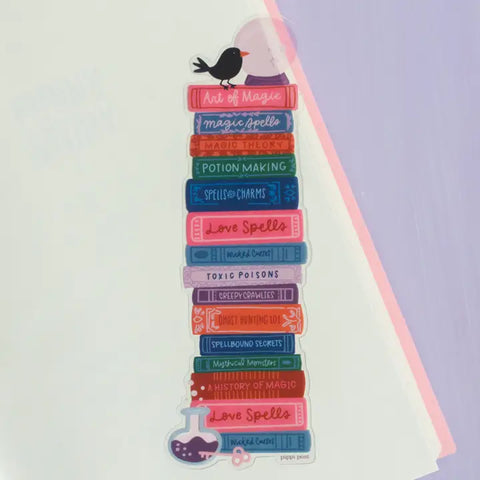 Bookmark - Spooky Book Stack