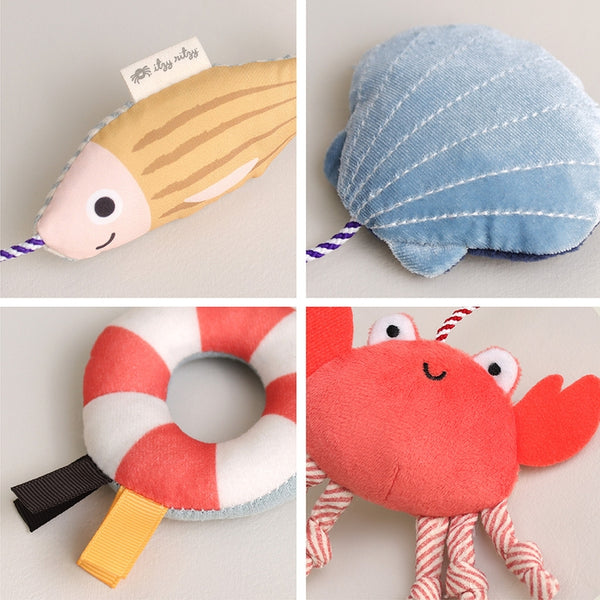 Itzy Travel Charms™ Sensory Teether Toy - Seaside