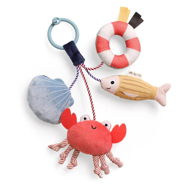 Itzy Travel Charms™ Sensory Teether Toy - Seaside